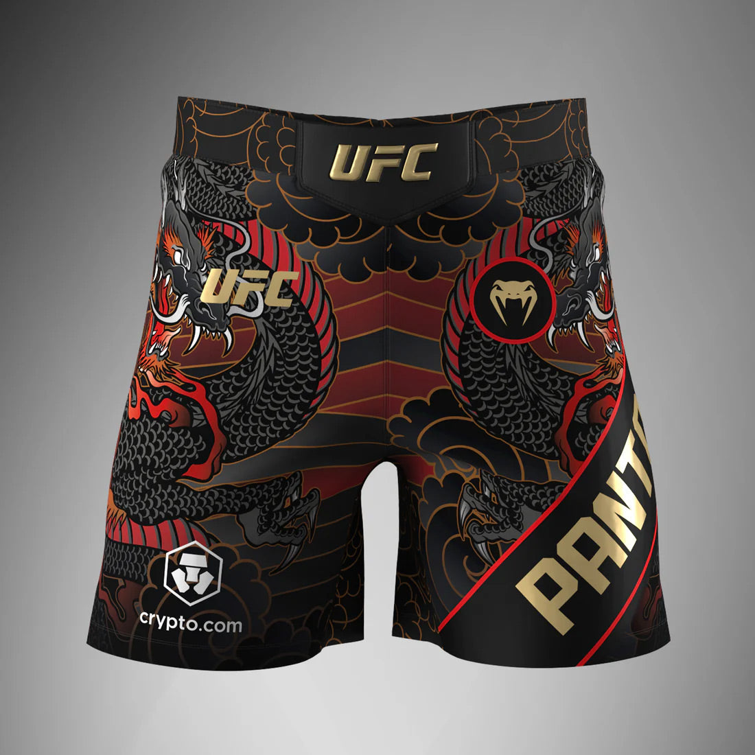 Venum UFC Unrivaled Alexandre Pantoja Short Fit Fight Shorts Red - The Fight Club