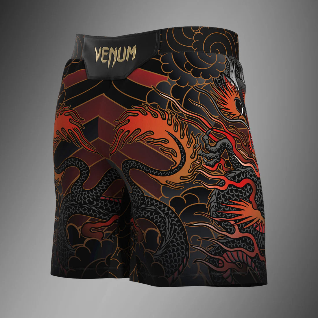 Venum UFC Unrivaled Alexandre Pantoja Short Fit Fight Shorts Red - The Fight Club