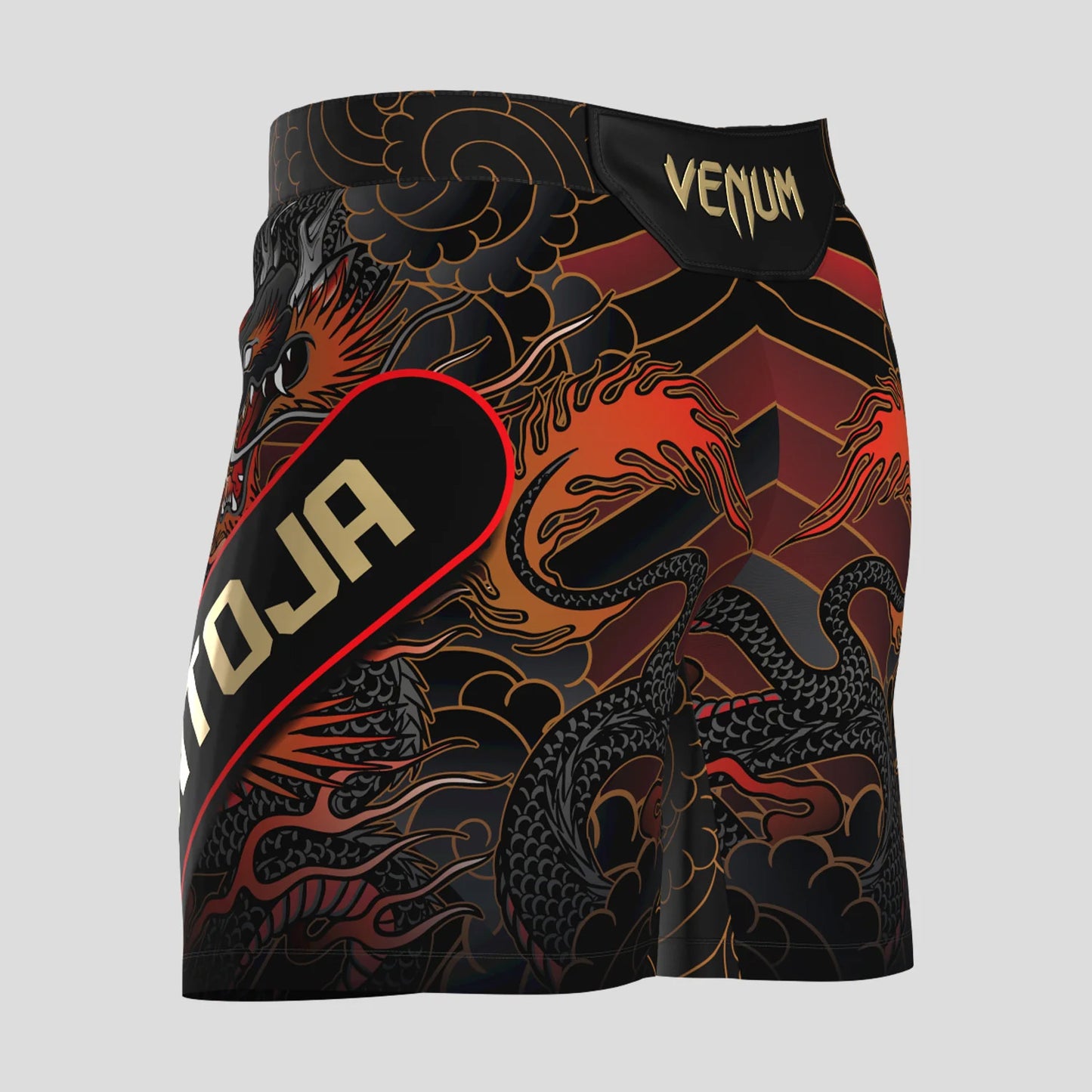 Venum UFC Unrivaled Alexandre Pantoja Short Fit Fight Shorts Red - The Fight Club