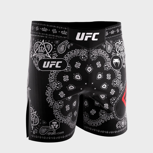 Venum UFC Unrivaled King Green Short Fit Fight Shorts Black - The Fight Club
