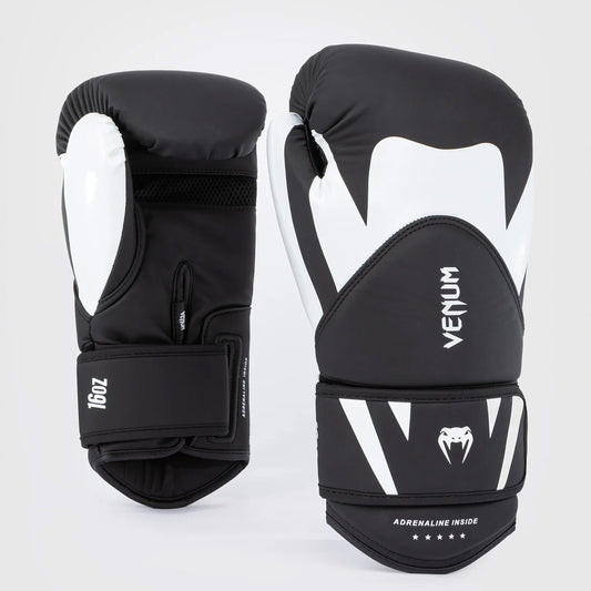 Venum Challenger 4.0 Boxing Gloves - Black/White