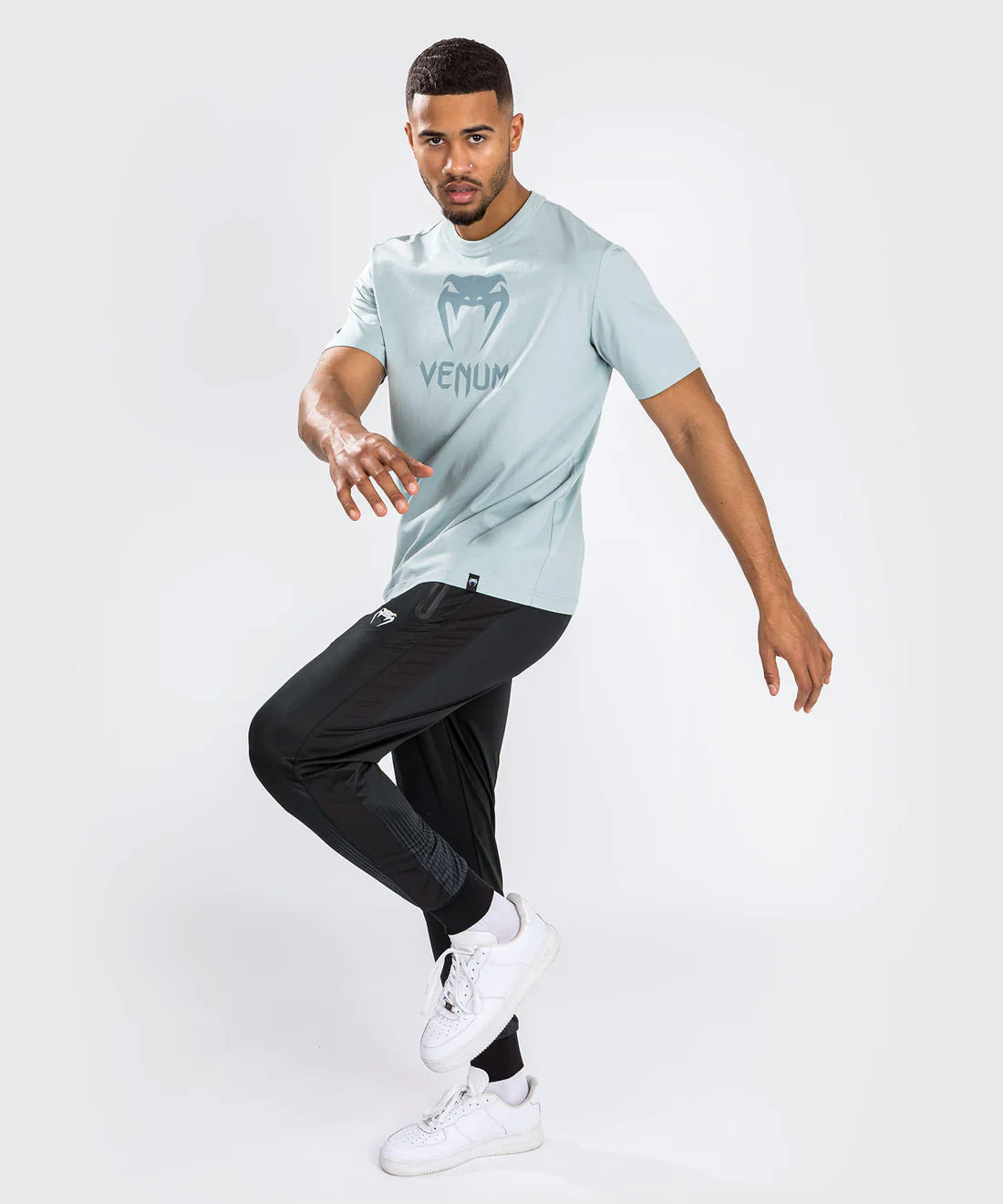 Venum Classic T-Shirt - Clearwater Blue/Clearwater Blue - The Fight Club