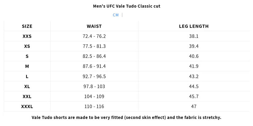 Venum UFC Unrivaled Paddy Pimblett Vale Tudo Shorts - Orange