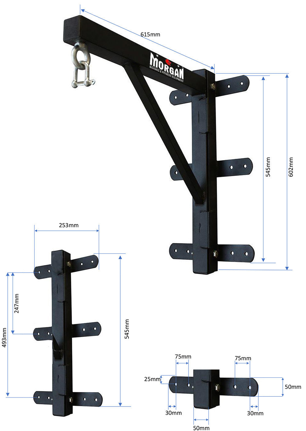 Morgan Fold Away Punch Bag Hanger - The Fight Club