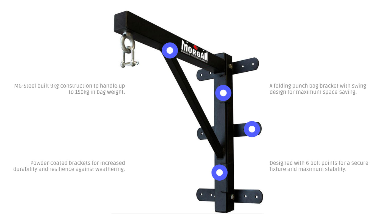 Morgan Fold Away Punch Bag Hanger - The Fight Club