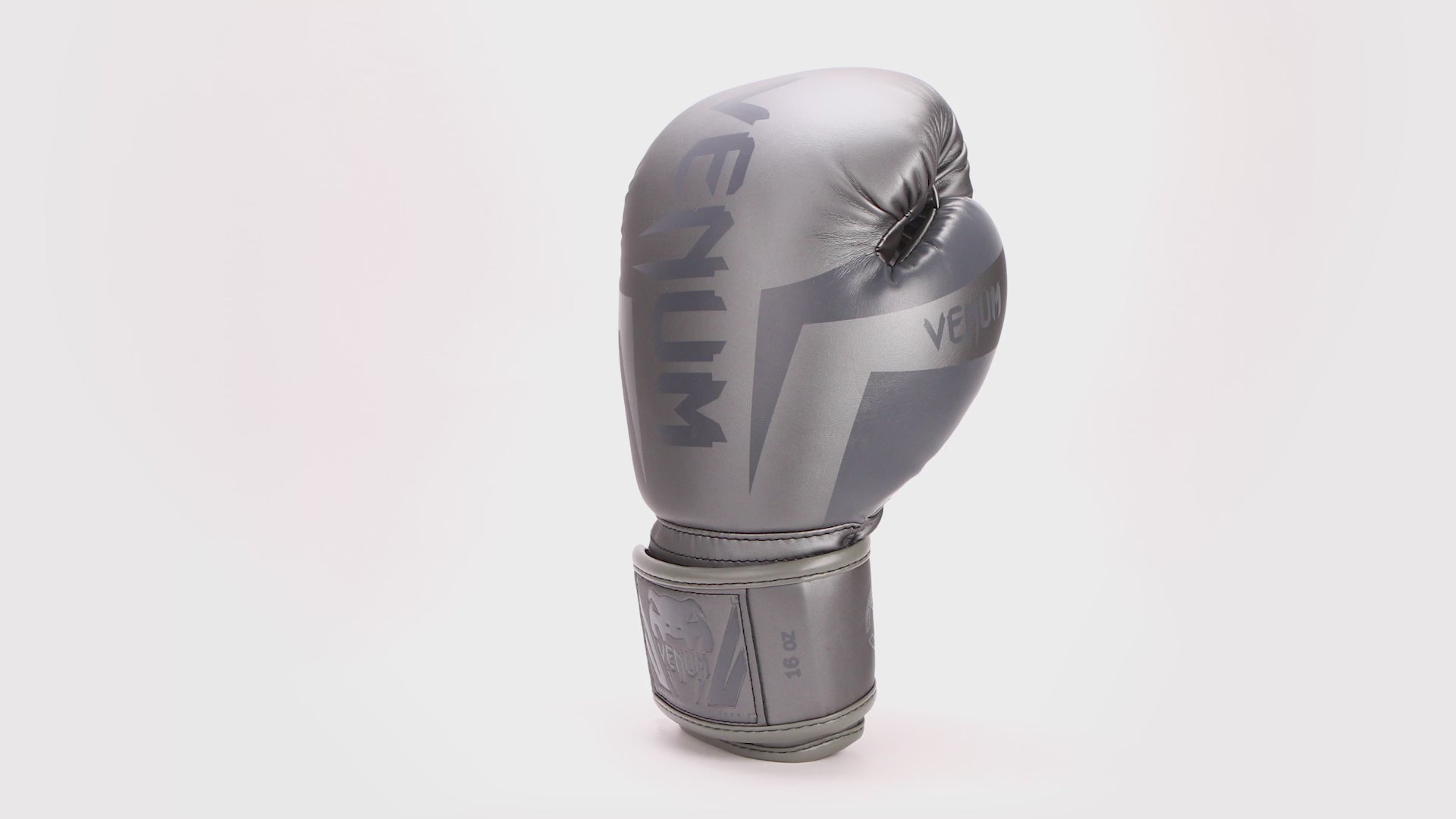 Venum Elite Boxing Gloves Grey/Grey - The Fight Club