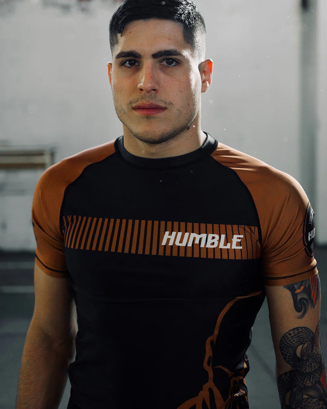 Humble Ranked Rash Guard Brown - The Fight Club