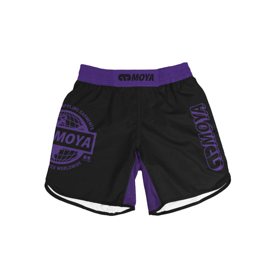 Moya Ranked Training Shorts Purple - The Fight Club