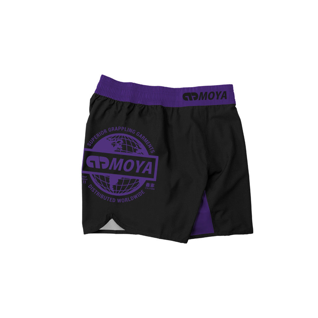 Moya Ranked Training Shorts Purple - The Fight Club