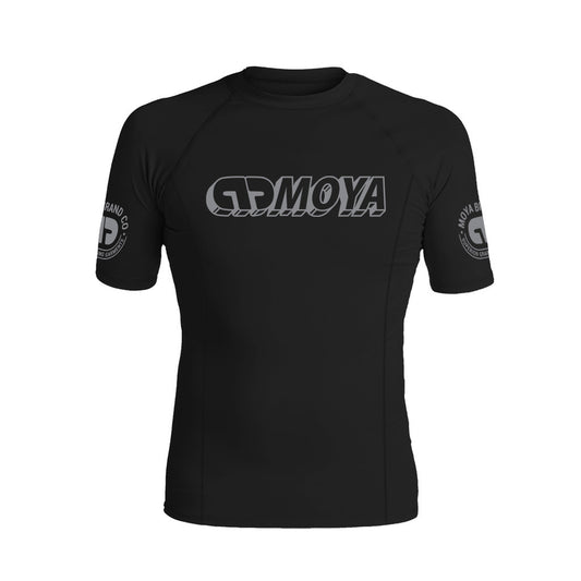 Moya Ranked Short Sleeve Rash Guard Black - The Fight Club