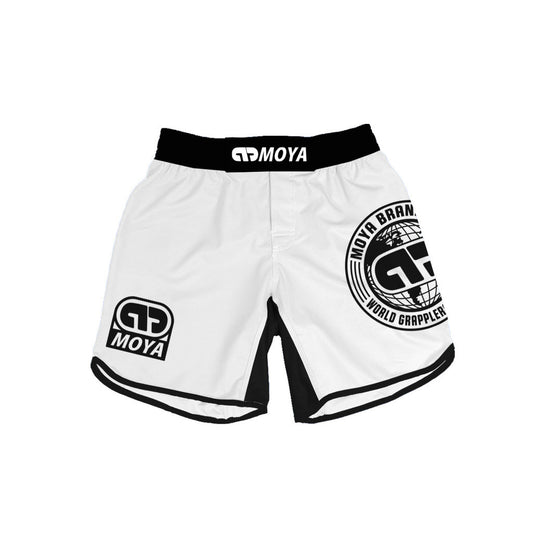 Moya Ranked Training Shorts White - The Fight Club