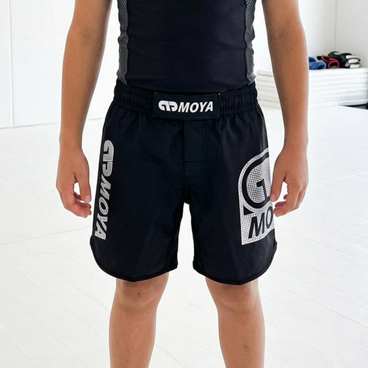 Moya Kids Training Shorts Black - The Fight Club