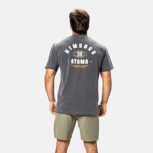 Atama Worldwide T-Shirt Charcoal - The Fight Club