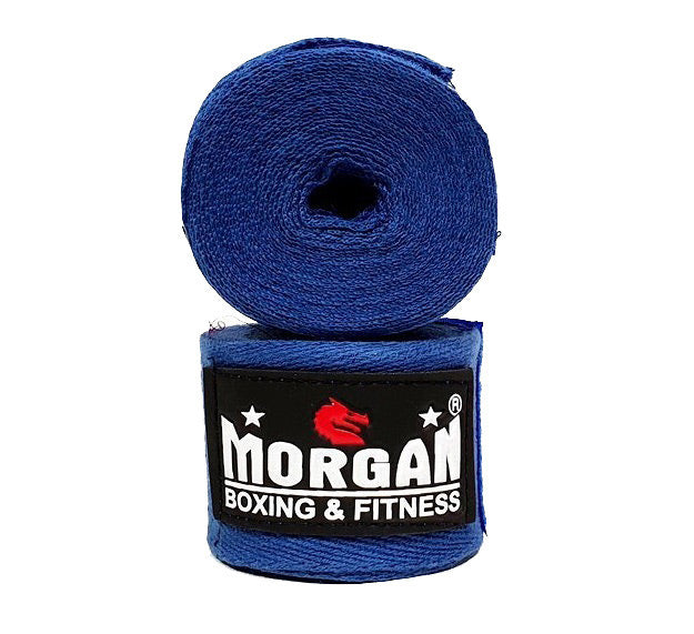 Morgan Cotton Boxing Hand Wrap - 180in - 4m Long (Pair) - The Fight Club