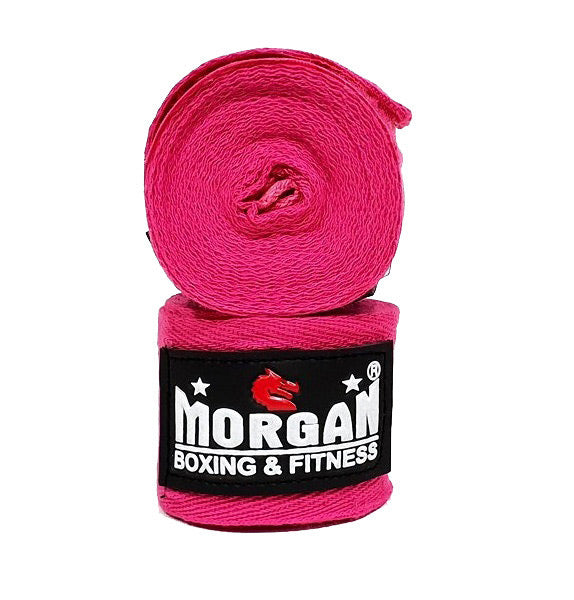 Morgan Cotton Boxing Hand Wrap - 180in - 4m Long (Pair) - The Fight Club