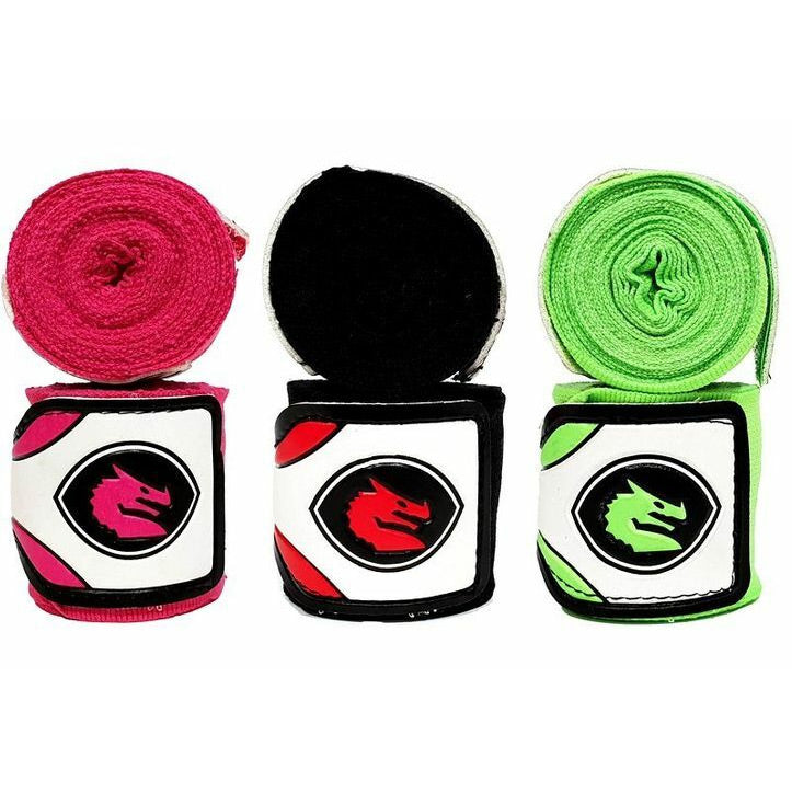 Morgan Mexico Elastic Short Boxing Hand Wraps - 108in - 2.75m Long (Pair) - The Fight Club