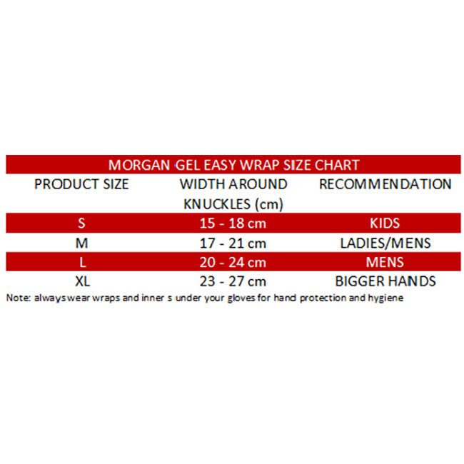 Morgan V2 Elite Gel Shock Easy Wraps - The Fight Club