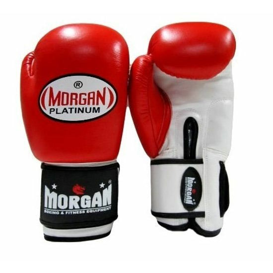 Morgan V2 Platinum Leather Sparring Gloves (10-12-14-16oz) - The Fight Club