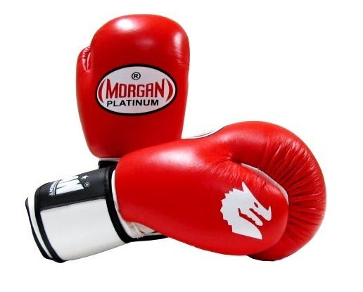 Morgan V2 Platinum Leather Sparring Gloves (10-12-14-16oz) - The Fight Club