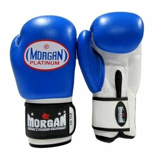 Morgan V2 Platinum Leather Sparring Gloves (10-12-14-16oz) - The Fight Club