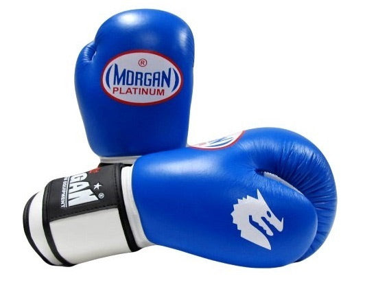 Morgan V2 Platinum Leather Sparring Gloves (10-12-14-16oz) - The Fight Club