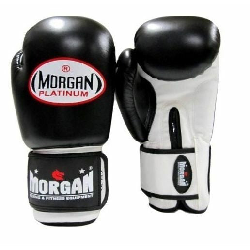 Morgan V2 Platinum Leather Sparring Gloves (10-12-14-16oz) - The Fight Club