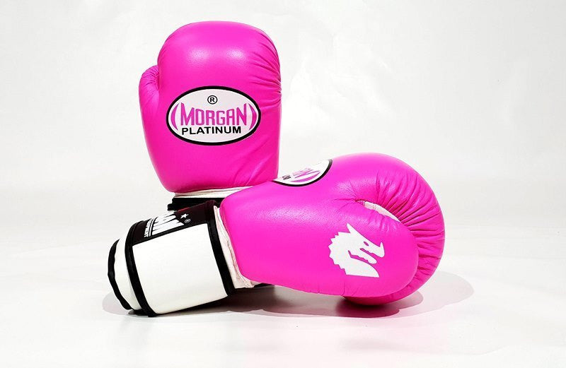 Morgan V2 Platinum Leather Sparring Gloves (10-12-14-16oz) - The Fight Club