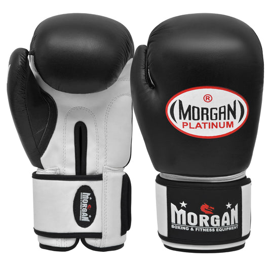 Morgan V2 Platinum Leather Sparring Gloves (10-12-14-16oz) - The Fight Club