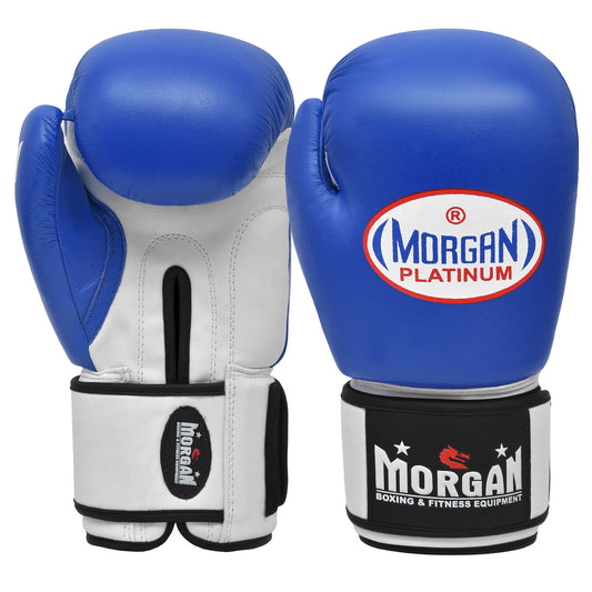 Morgan V2 Platinum Leather Sparring Gloves (10-12-14-16oz) - The Fight Club