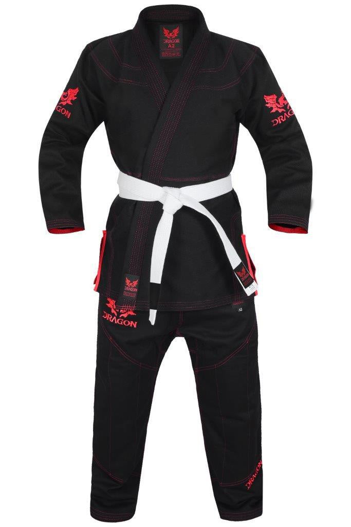 Dragon V2 BJJ Gi Black - The Fight Club