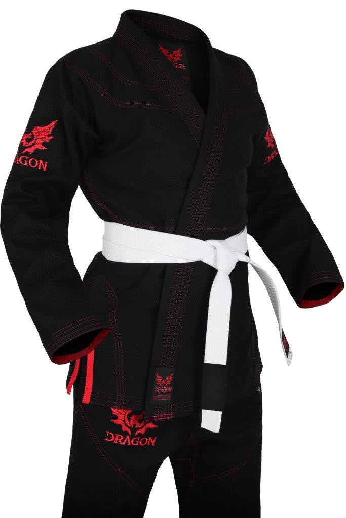 Dragon V2 BJJ Gi Black - The Fight Club