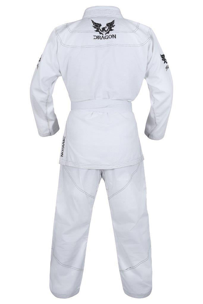 Dragon V2 BJJ Gi White - The Fight Club