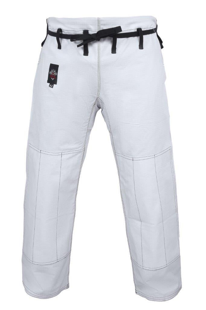 Dragon Fight Wear Competition BJJ Pants White - The Fight Club