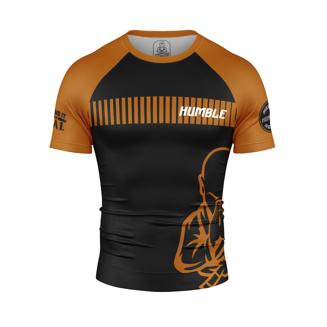 Humble Ranked Rash Guard Brown - The Fight Club