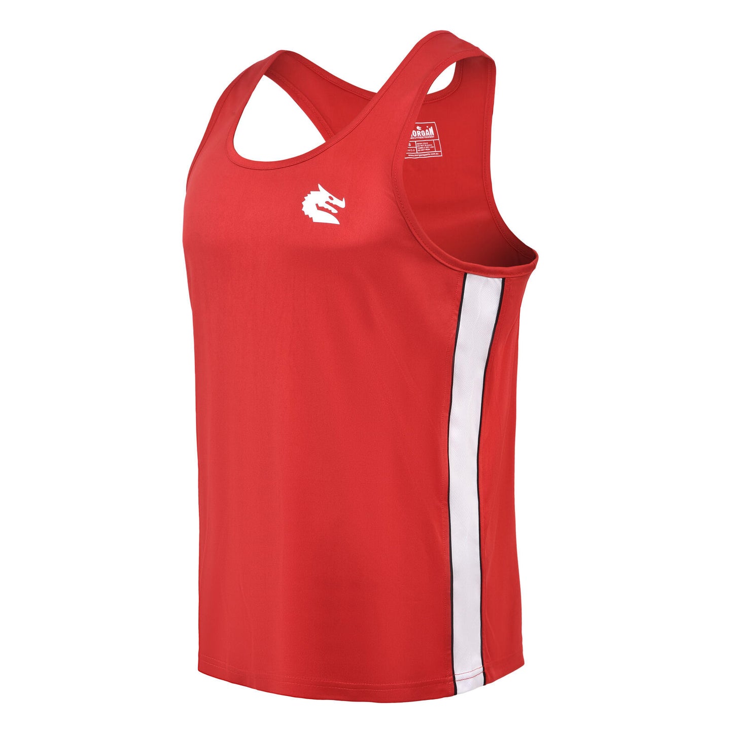 Morgan V2 Flow Boxing Singlet Red - The Fight Club