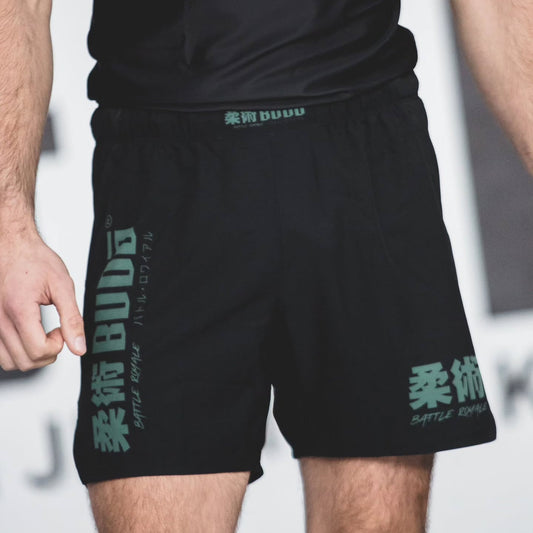 Budo Battle Royale 5" Ultra Light Fight Shorts Black - The Fight Club