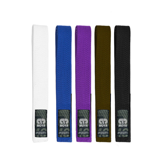 Moya Premium Jiu Jitsu Belt Black - The Fight Club