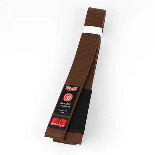 Isami Made In Japan Jiu Jitsu Belt Brown - The Fight Club