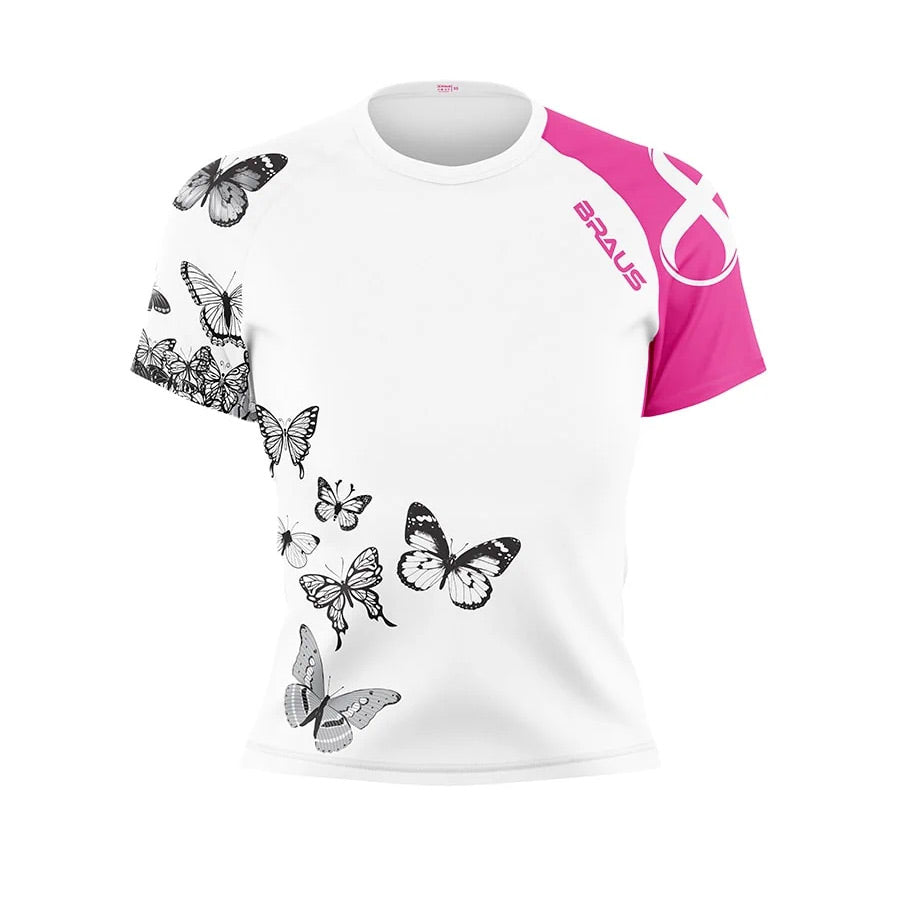 Braus Butterfly Kids No Gi Rash Guard - The Fight Club