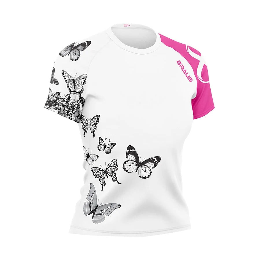 Braus Butterfly Kids No Gi Rash Guard - The Fight Club