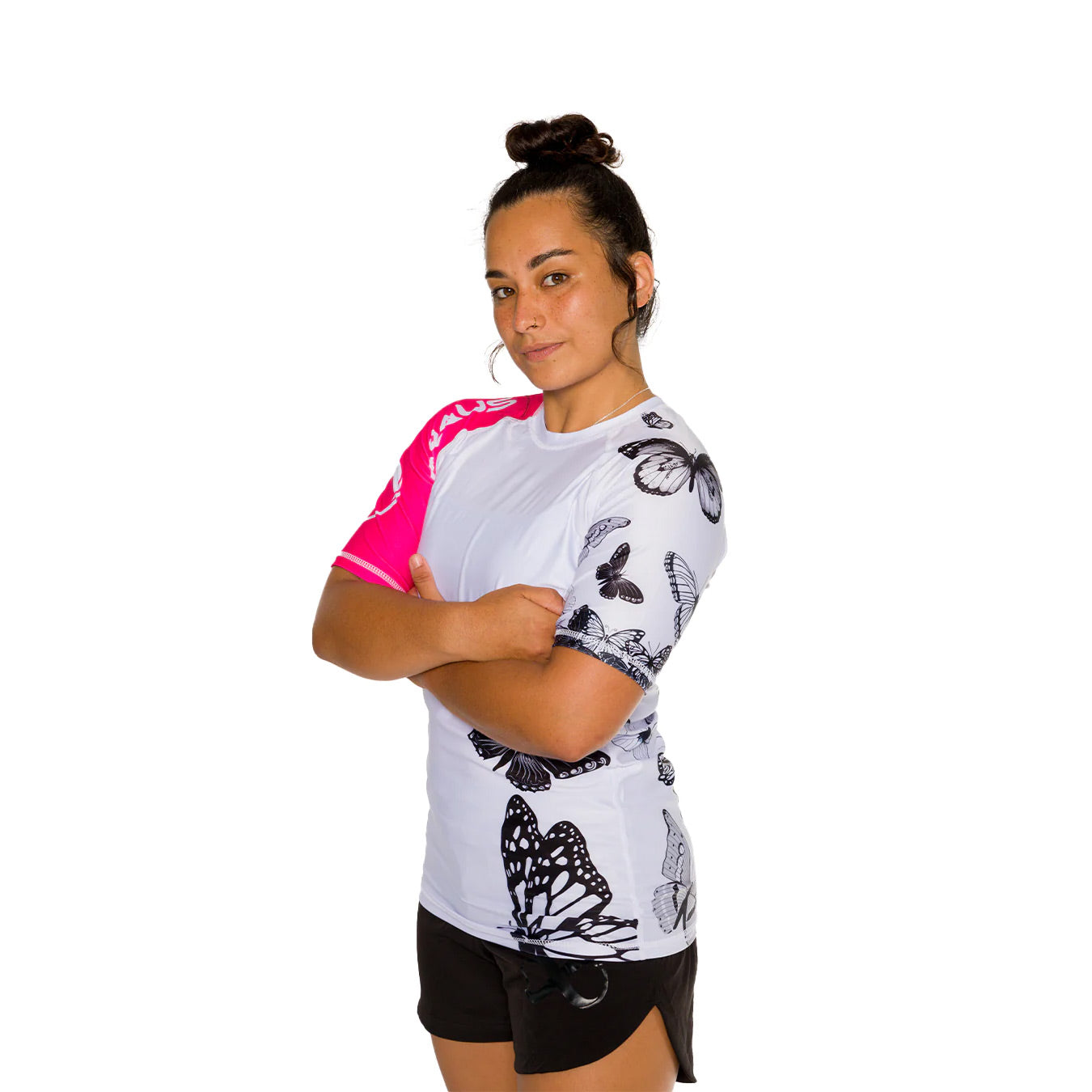 Braus Butterfly Women's No Gi Rash Guard - The Fight Club