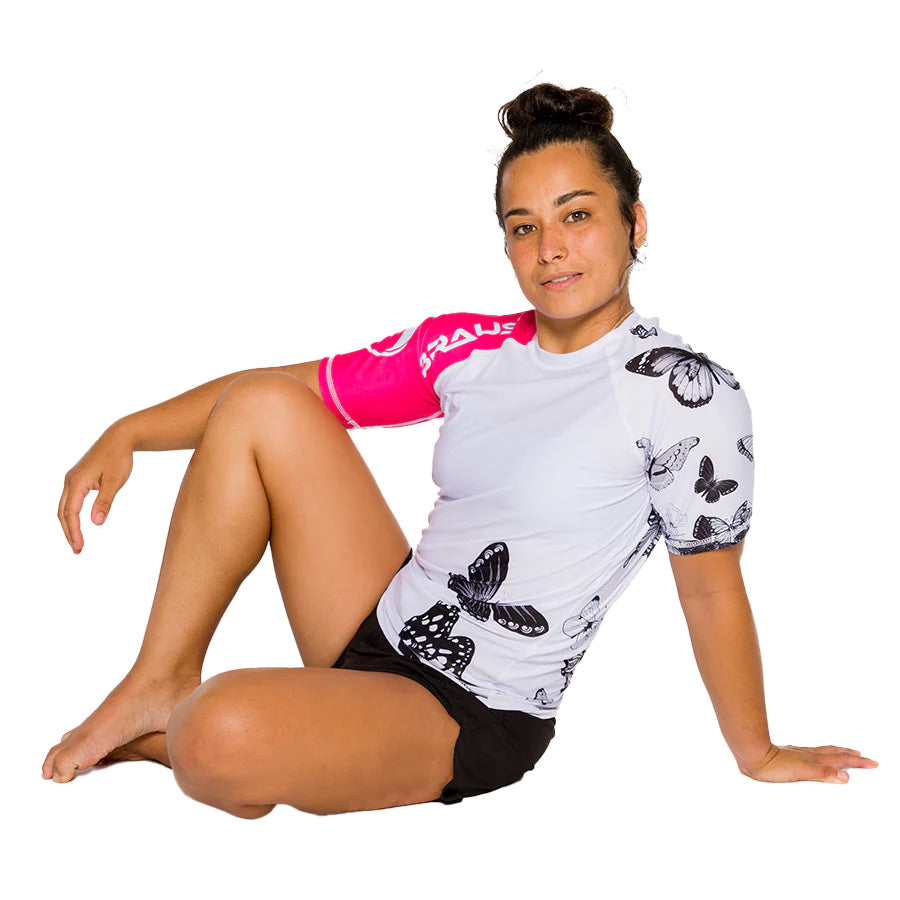 Braus Butterfly Women's No Gi Rash Guard - The Fight Club