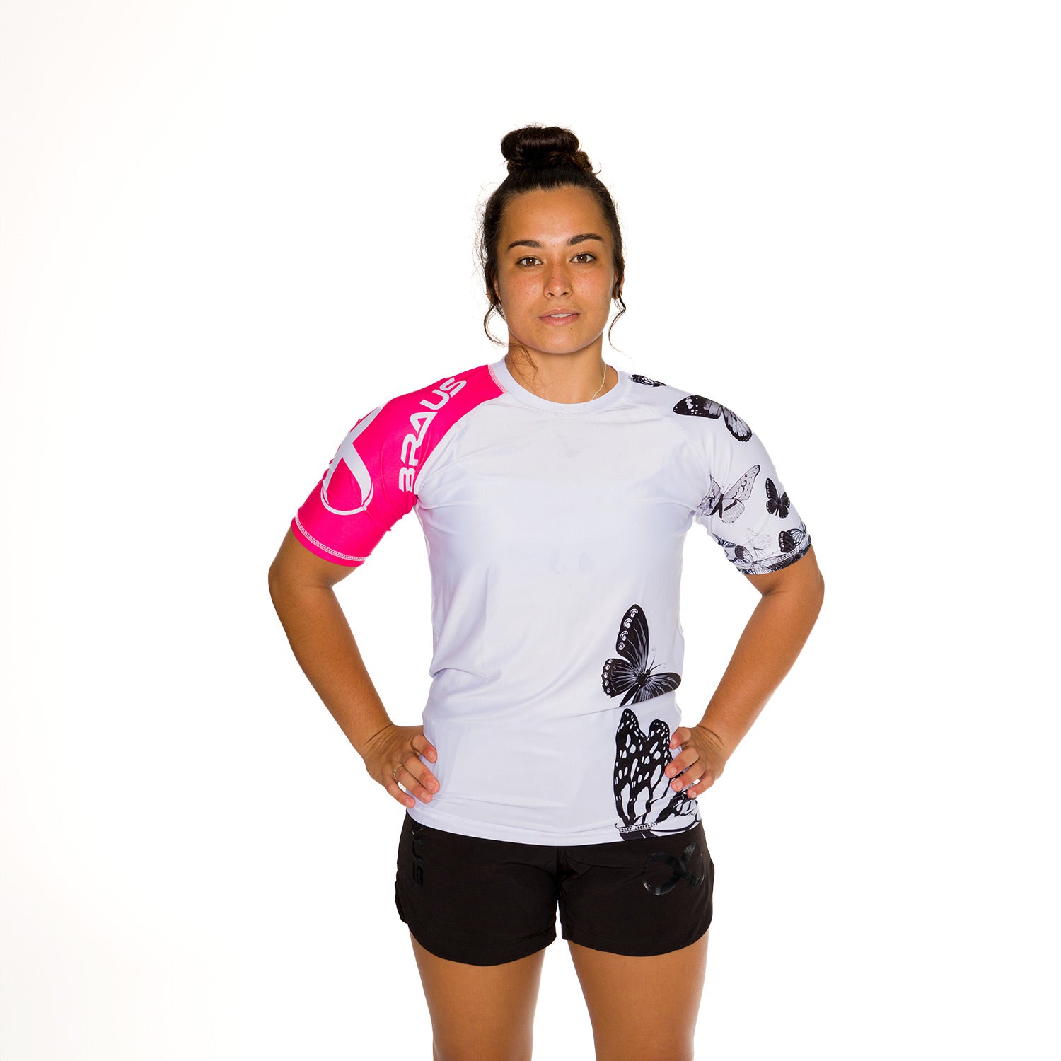 Braus Butterfly Women's No Gi Rash Guard - The Fight Club