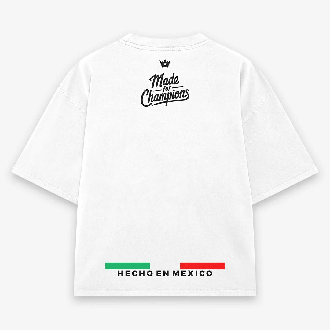 BoxElite Champion Belt White T-Shirt - The Fight Club
