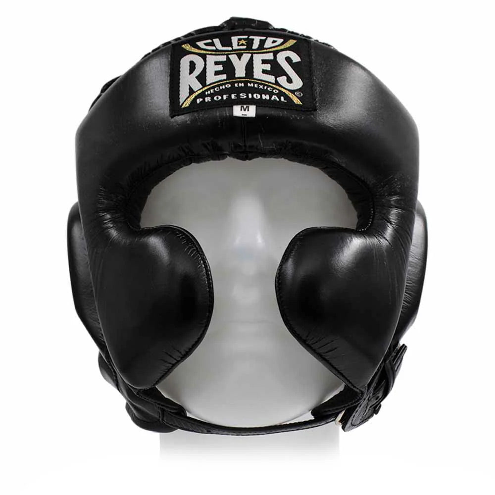 Cleto Reyes Headgear with Cheek Protector Black - The Fight Club