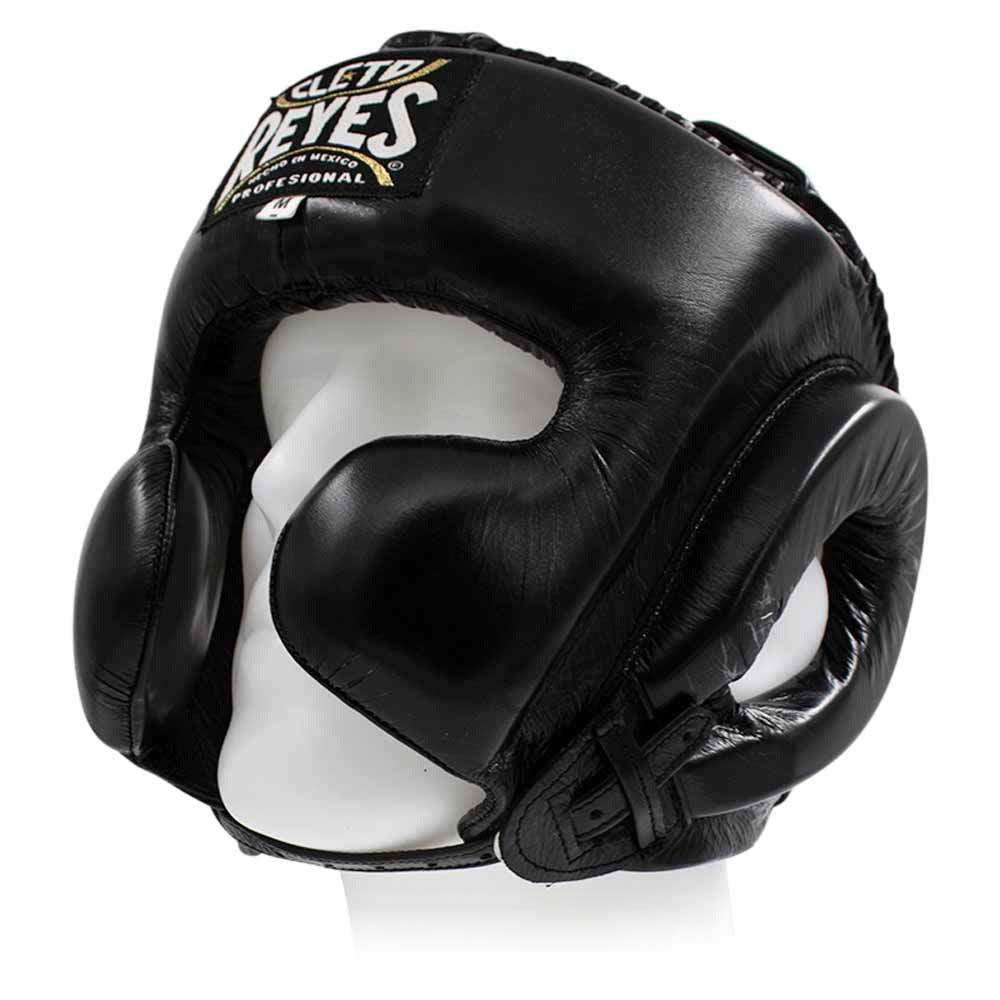 Cleto Reyes Headgear with Cheek Protector Black - The Fight Club