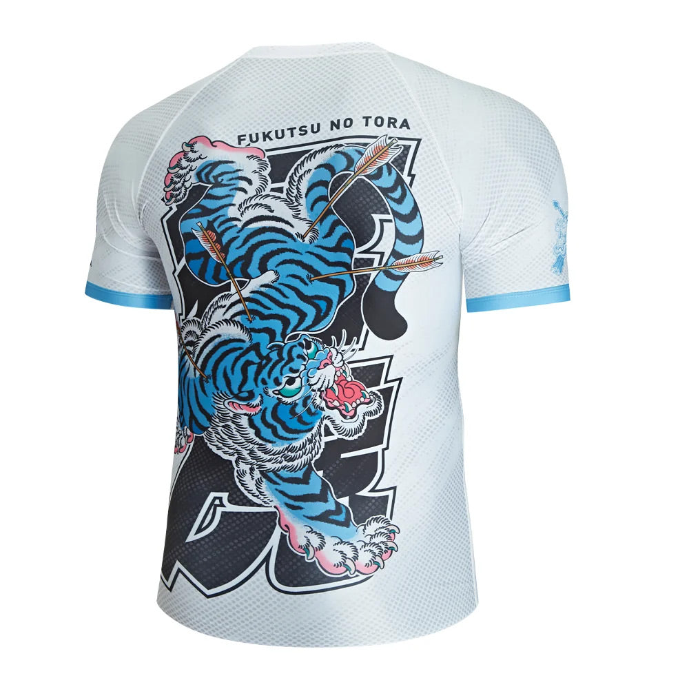 Budo Defiant Tiger White Rash Guard - The Fight Club