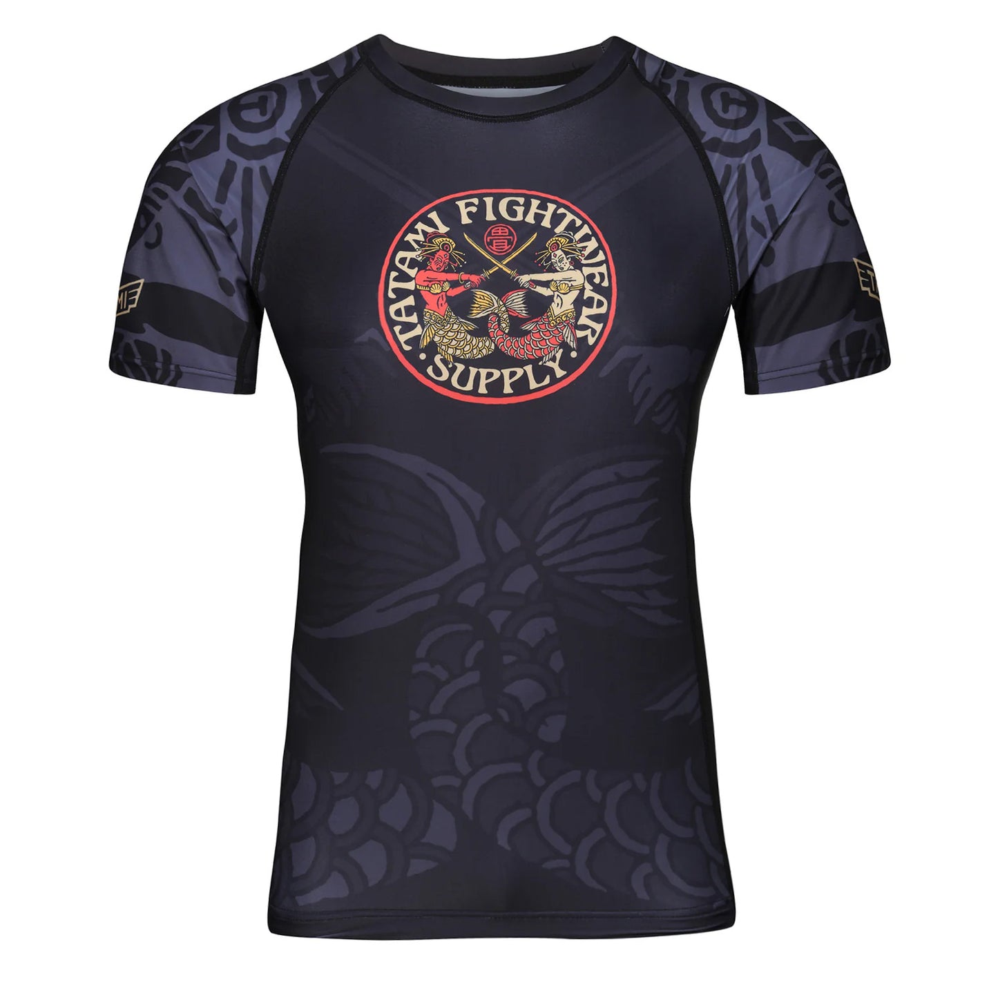 Tatami Duelling Mermaids Edo Tech Recycled Rash Guard - The Fight Club