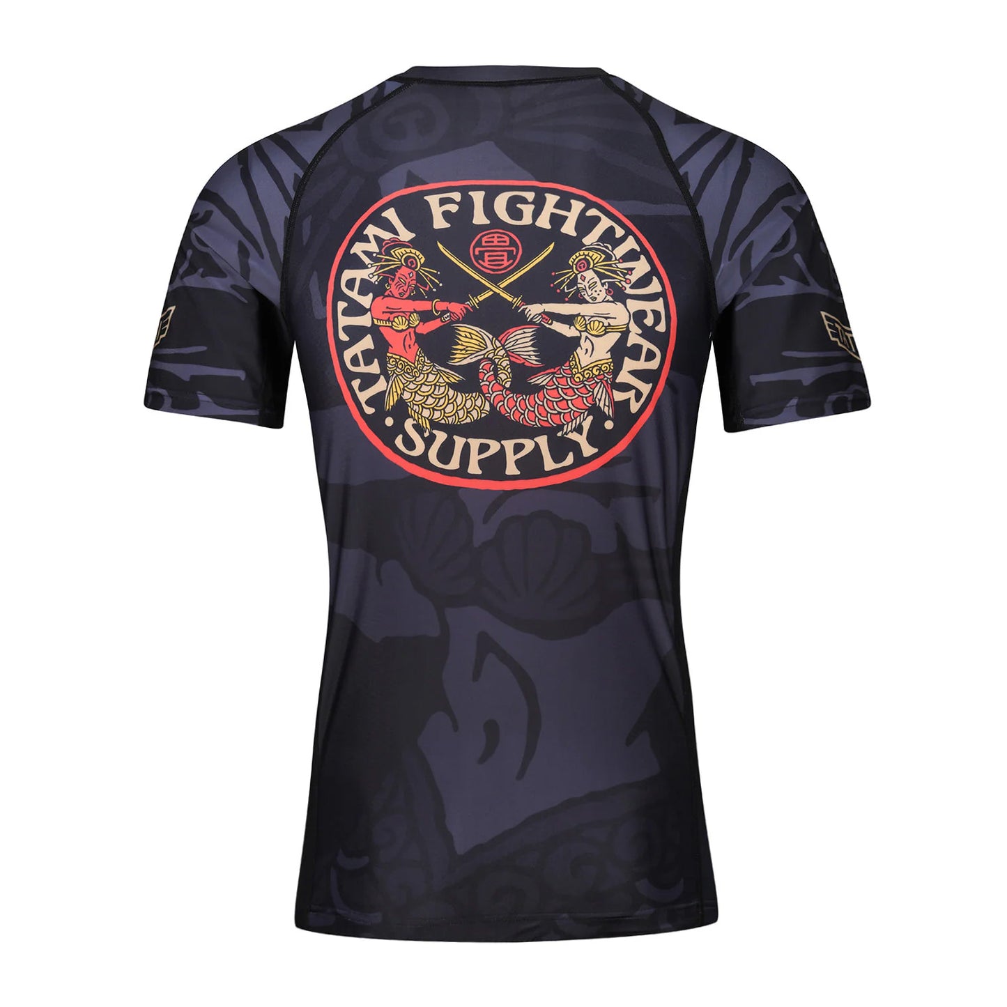 Tatami Duelling Mermaids Edo Tech Recycled Rash Guard - The Fight Club