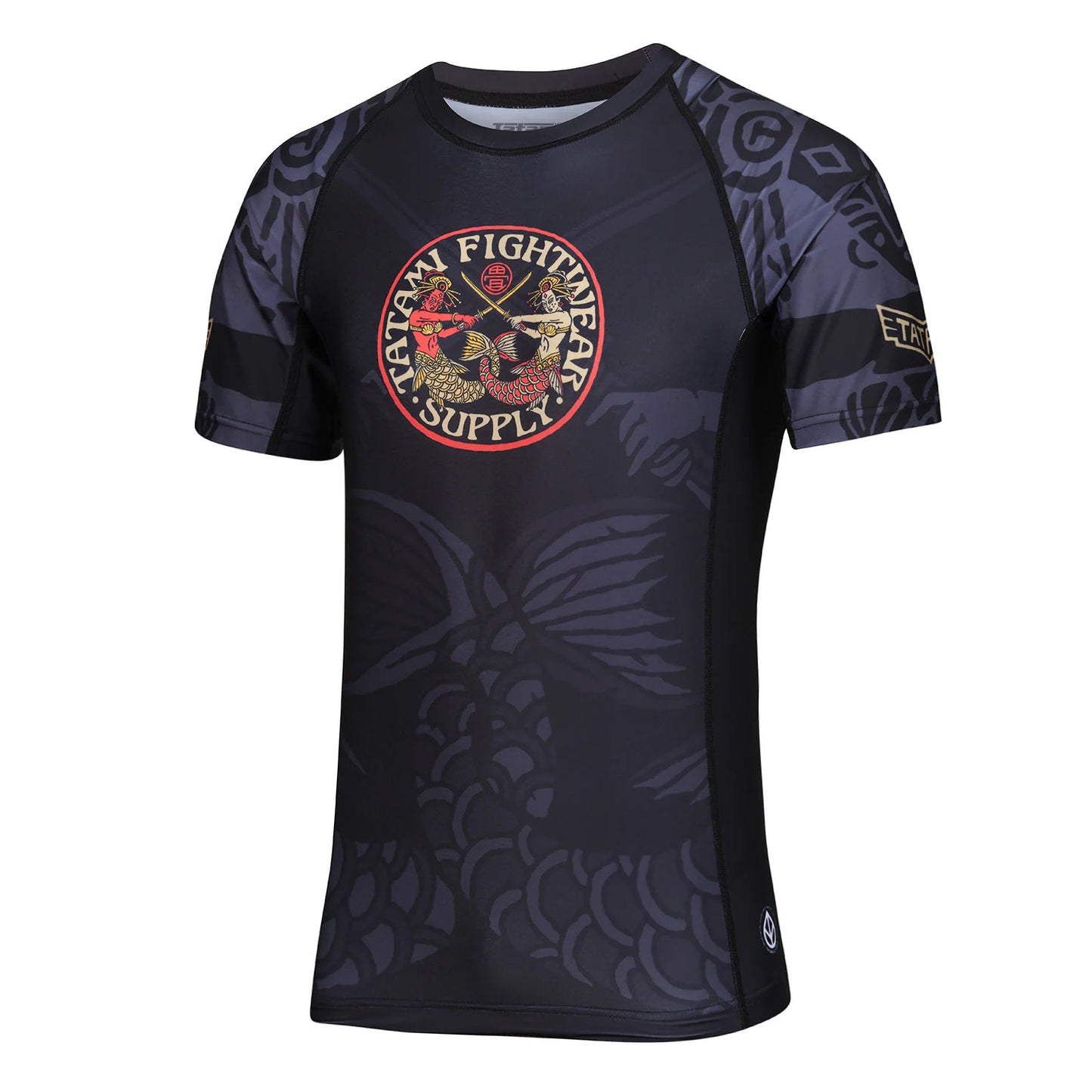 Tatami Duelling Mermaids Edo Tech Recycled Rash Guard - The Fight Club